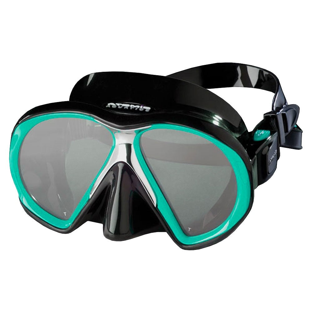 Atomic Aquatics SubFrame Black Skirt Dive Mask - DIPNDIVE