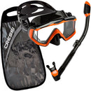Cressi Pano 3 Mask Supernova Dry Adult Size Snorkel Combo Carring Bag Packages - DIPNDIVE