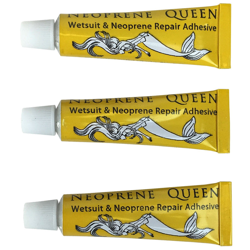 Stormsure Neoprene Queen 5G set of 3 Tubes Triathlon Wetsuit Repair Glue Tube - DIPNDIVE