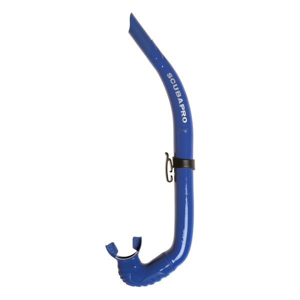 Used ScubaPro Apnea Freediving Snorkel (Blue) - DIPNDIVE