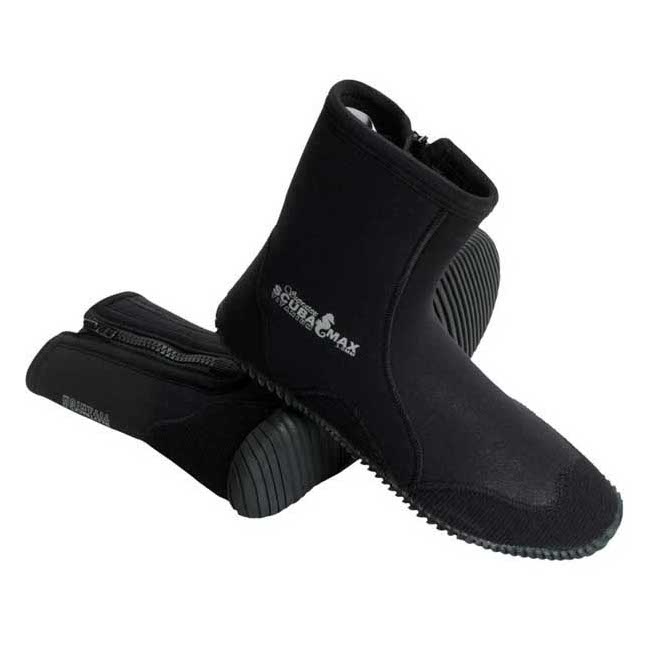 ScubaMax 5mm Titanium High Top Zipper Boots - DIPNDIVE