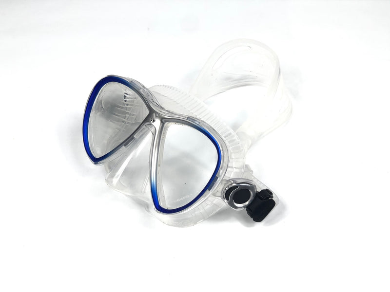ScubaPro Synergy Trufit Twin Lens Dive Mask - Blue/Silver/Clear, Used - DIPNDIVE