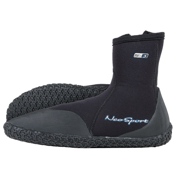 Open Box Neo Sport 5mm Hi Top Zipper Dive Boots-6 - DIPNDIVE