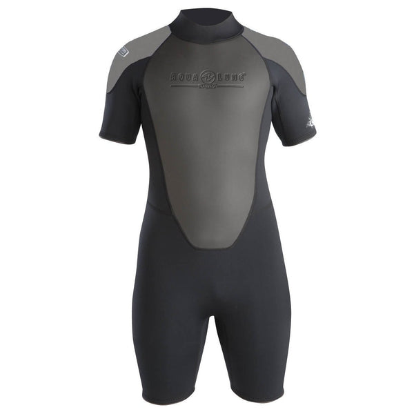 Aqua Lung Mens 3mm Quantum Stretch Shorty - DIPNDIVE