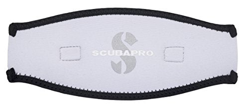 Open Box ScubaPro 2.5mm Neoprene Mask Strap-Black / White - DIPNDIVE