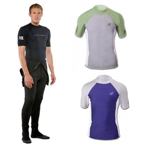 NeoSport XSPAN Men's Short Sleeve Scuba Diving Shirt - DIPNDIVE