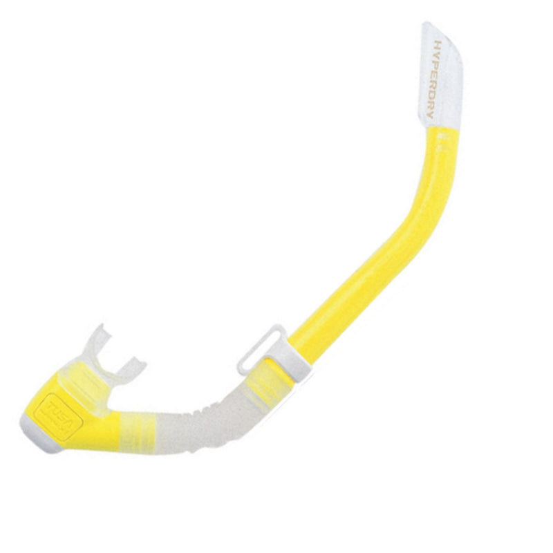 Used Tusa SP-580Q Imprex II Hyperdry Snorkel - Flash Yellow - DIPNDIVE
