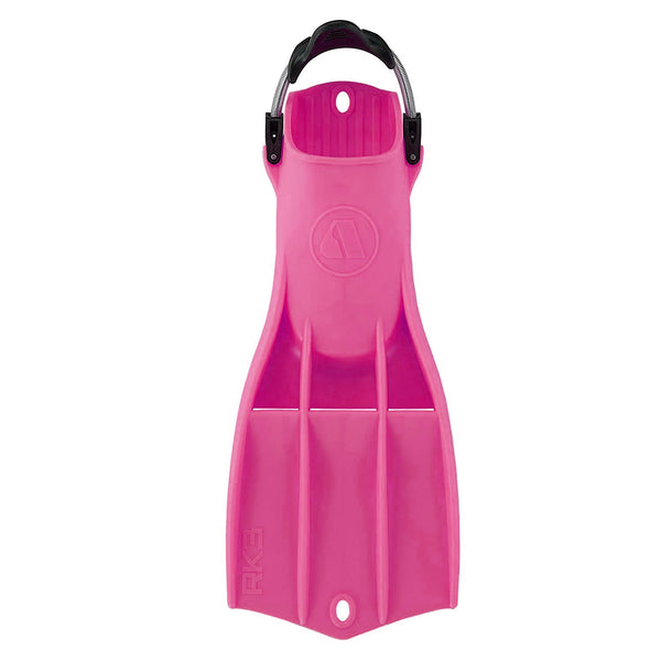 Used Apeks RK3 Open Heel Dive Fins - Pink - Large/X-Large (Super) - DIPNDIVE