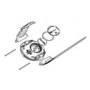 Mares Puck DC007 Pin Lock for Strap - MP269 Accessories - DIPNDIVE