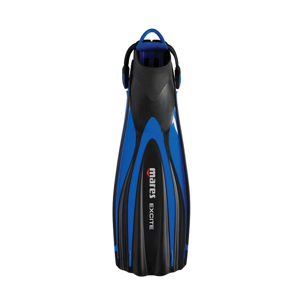 Used Mares Excite Dive Fins - Blue, Size: Regular / US Men's:9-11 / W:10-12 - DIPNDIVE