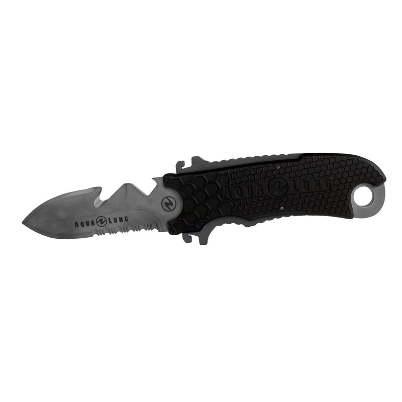 Aqua Lung Small Squeeze SS Spear Tip Dive Knife - DIPNDIVE