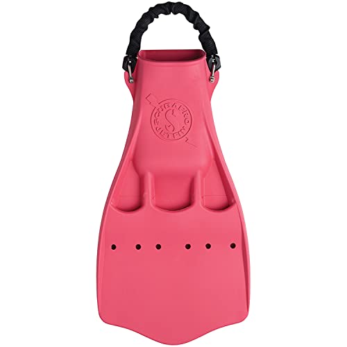 Used ScubaPro Jet Fins w/Spring Heel Strap Color Fins - Pink, Size LG - DIPNDIVE