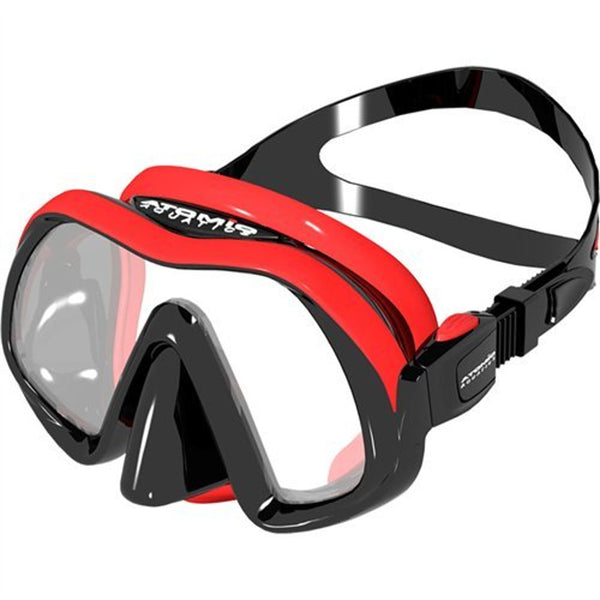 Open Box Atomic Aquatics Venom Frameless Dive Mask - Red - DIPNDIVE