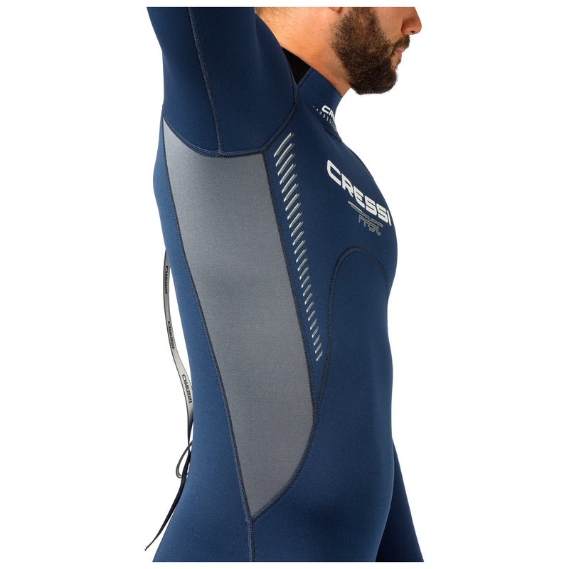 Cressi 3mm Mens Fast Full Wetsuit Back-Zip - DIPNDIVE