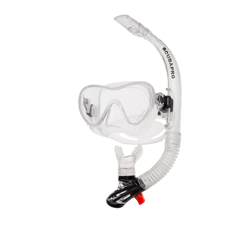 Used ScubaPro Trinidad Adult Combo Mask and Snorkel Set-Clear - DIPNDIVE