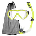 ScubaMax Kids Pro Dry Snorkel One Window Kids Mask Mesh Dive Bag Snorkeling Set - DIPNDIVE