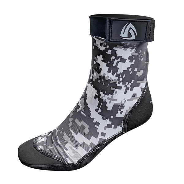 Open Box Tilos 2.5mm Sport Skin Socks (Digital Gray, XL - Size 12-13) - DIPNDIVE