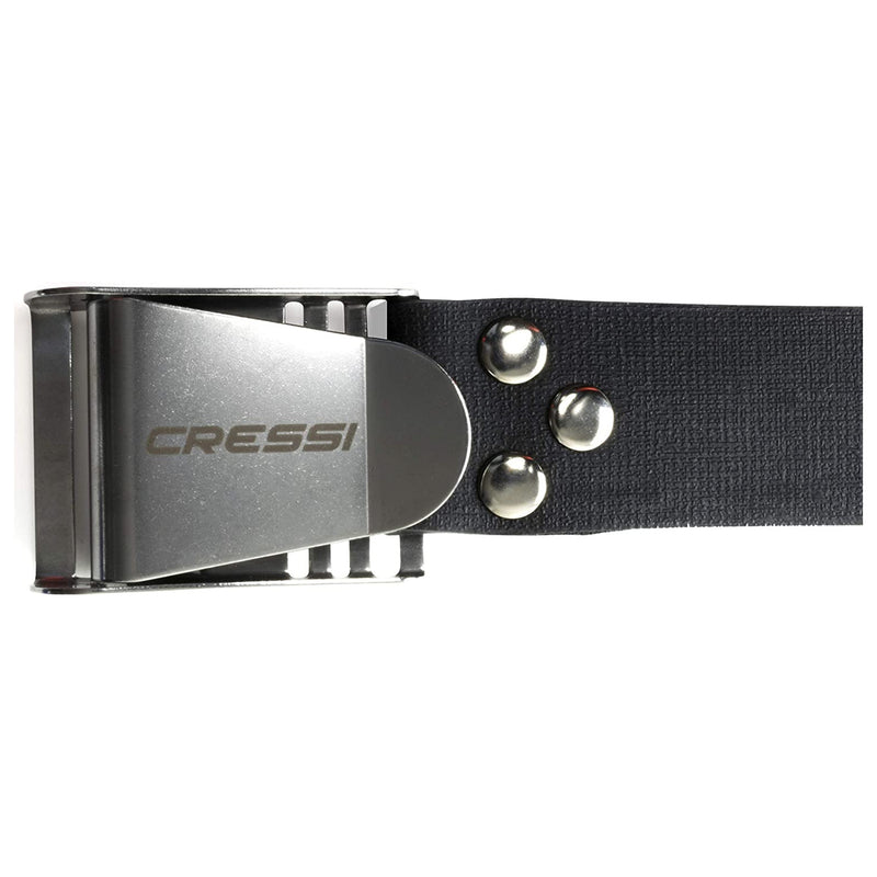 Cressi Quick-Release Elastic Belt with Metal Buckle - DIPNDIVE