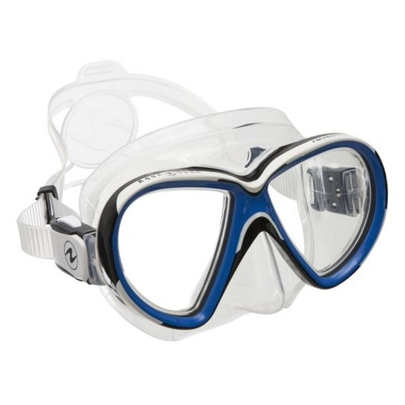 Open Box Aqua Lung Reveal X2 Dive Mask, Color: Clear/Blue - DIPNDIVE