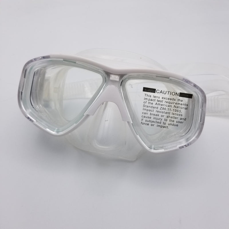 Used ScubaMax MK-252 Dolphin 4 Mask - White - DIPNDIVE