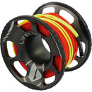 Apeks Lifeline Spool 60m High Visibility Line Includes Stainless Steel Bolt Snap - DIPNDIVE