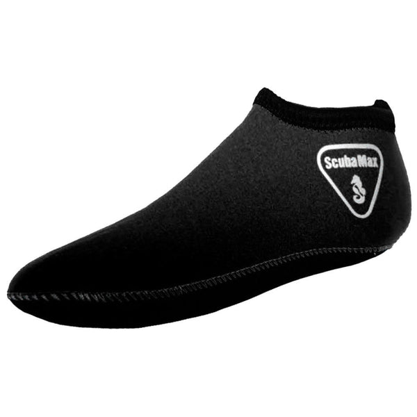 Open Box 3mm Scuba Diving Low Cut Neoprene Sock (SM/BK) - DIPNDIVE