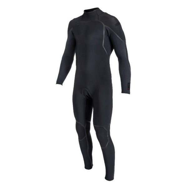 Open Box O'Neill 3/2mm Hyperfreak Fire Back Zip Full Wetsuit-Black/Black-X-Large Short - DIPNDIVE
