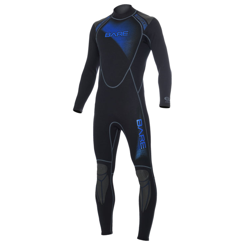 Bare 1mm Mens Sport Thermalskin Full Dive Wetsuit - DIPNDIVE