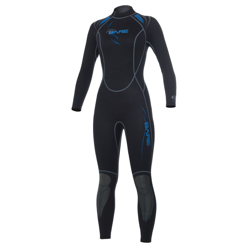 Bare 1mm Womens Sport Thermalskin Full Dive Wetsuit - DIPNDIVE
