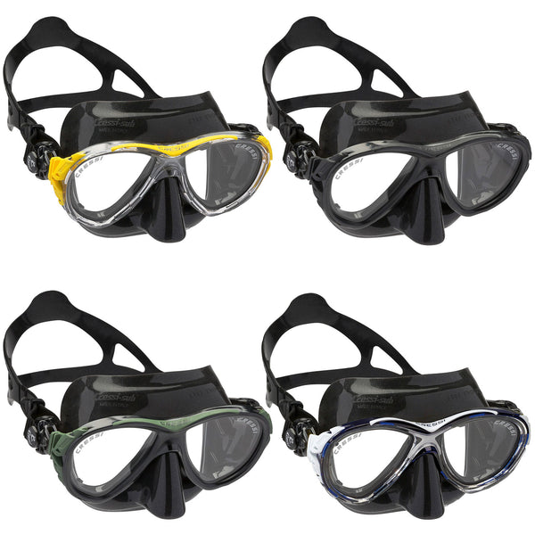 Cressi Eyes Evolution Crystal Adult Size Spearfishing Mask - DIPNDIVE