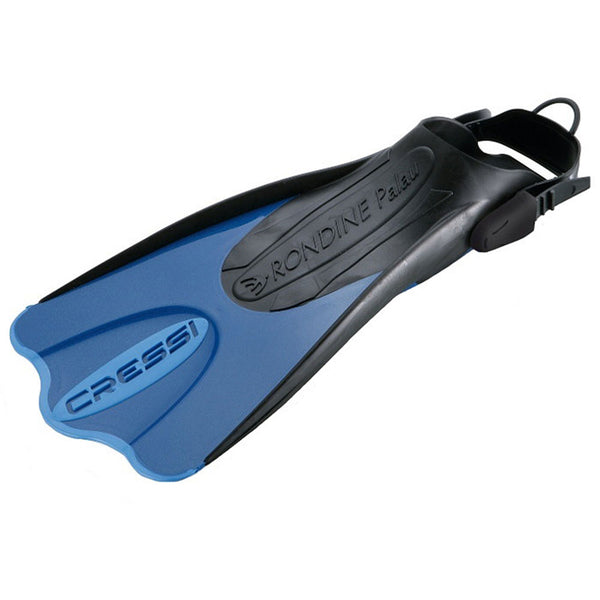 Used Cressi Palau Saf Open Heel Fins - Blue - Small / Medium - DIPNDIVE