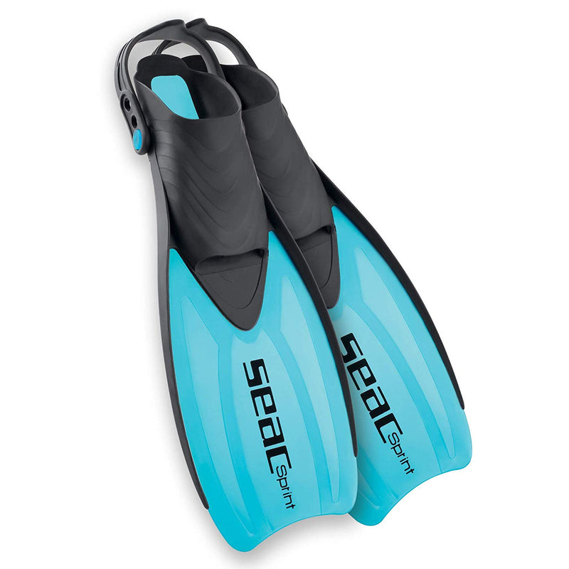 Used Seac Sprint Diving Fins - Blue, Size: Small/Medium - DIPNDIVE