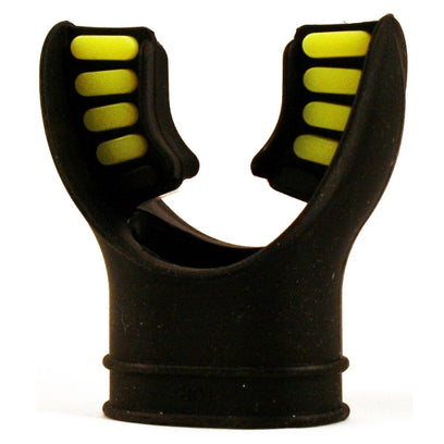 Scuba Max Adult Silicone Mouthpiece With Colored Tooth Tab - DIPNDIVE