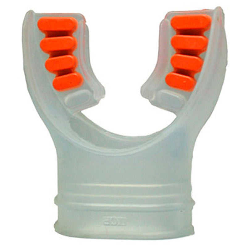 Scuba Max Adult Silicone Mouthpiece With Colored Tooth Tab - DIPNDIVE