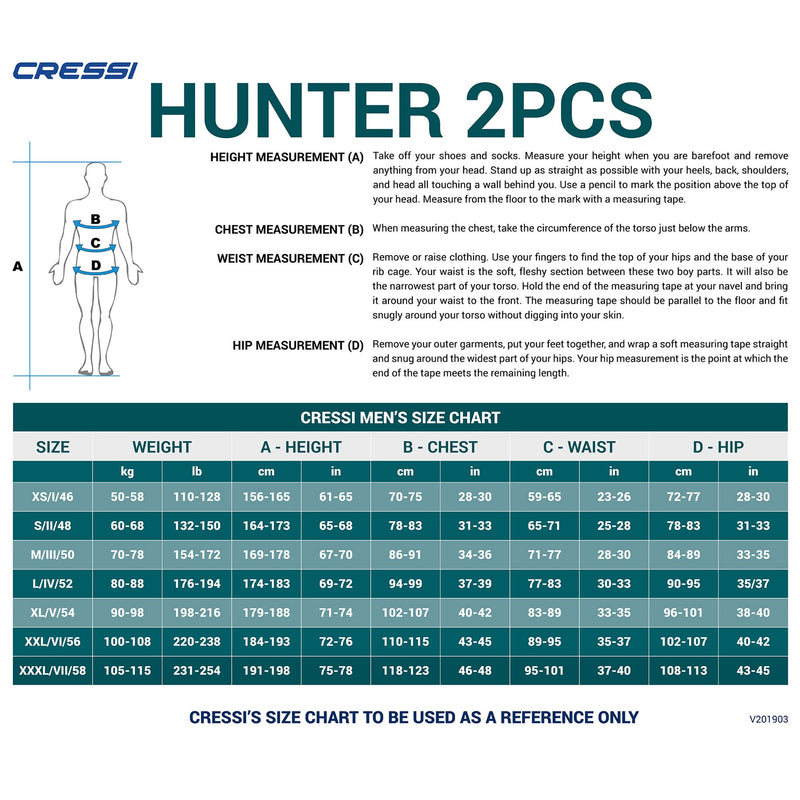 Cressi Blue Hunter Wetsuit 2.5mm Pants - DIPNDIVE