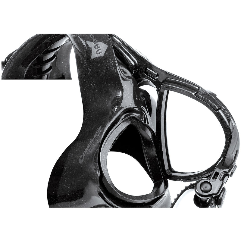 Cressi Nano Black Scuba Dive Mask - DIPNDIVE