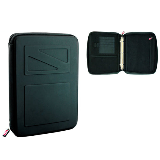 Innovative Water Resistant 3 Ring Molded Logbook Binder With Insert Accessories - DIPNDIVE