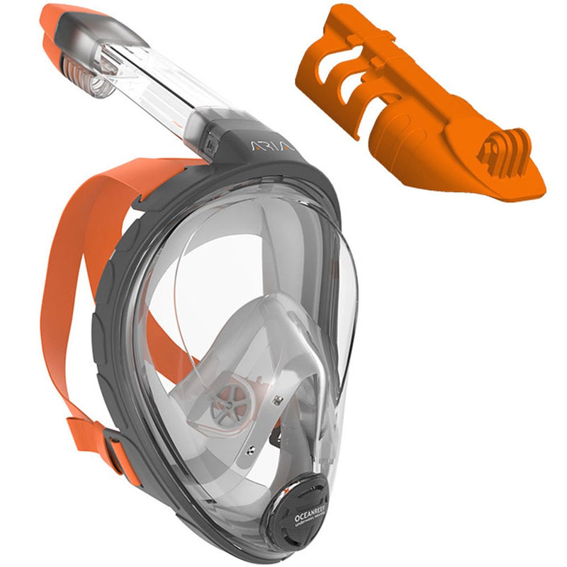 Ocean Reef Aria Full Face Snorkel Mask With Camera Holder-LGXLG - DIPNDIVE