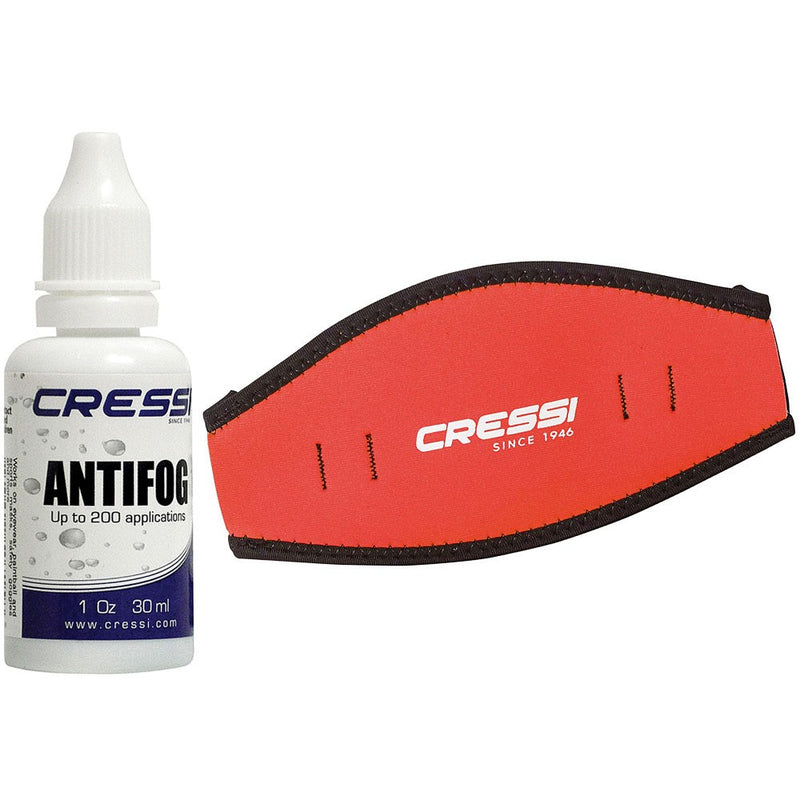 Cressi Neoprene Mask Strap and Anti Fog Solution - DIPNDIVE