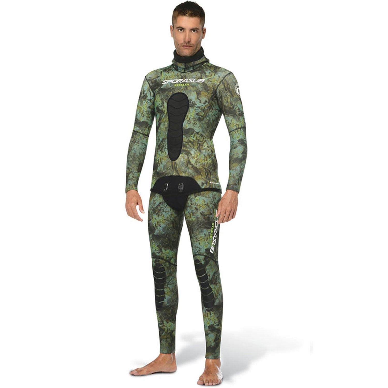 Sporasub Mens 5mm Stealth Complete Set Wetsuit - DIPNDIVE