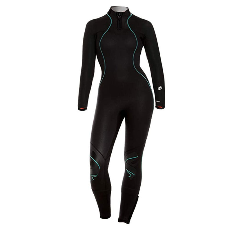 Open Box Bare 5mm Womens Nixie Ultra Dive Wetsuit-Black-04 - DIPNDIVE