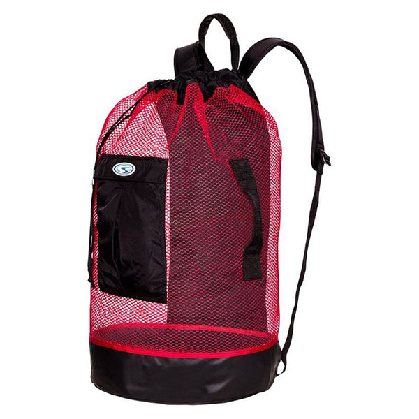 Open Box Stahlsac Panama Mesh Backpack Dive Bag -Red - DIPNDIVE