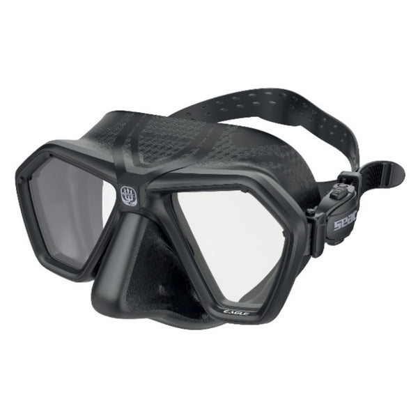 Used Seac Eagle Diving Mask - Black - DIPNDIVE