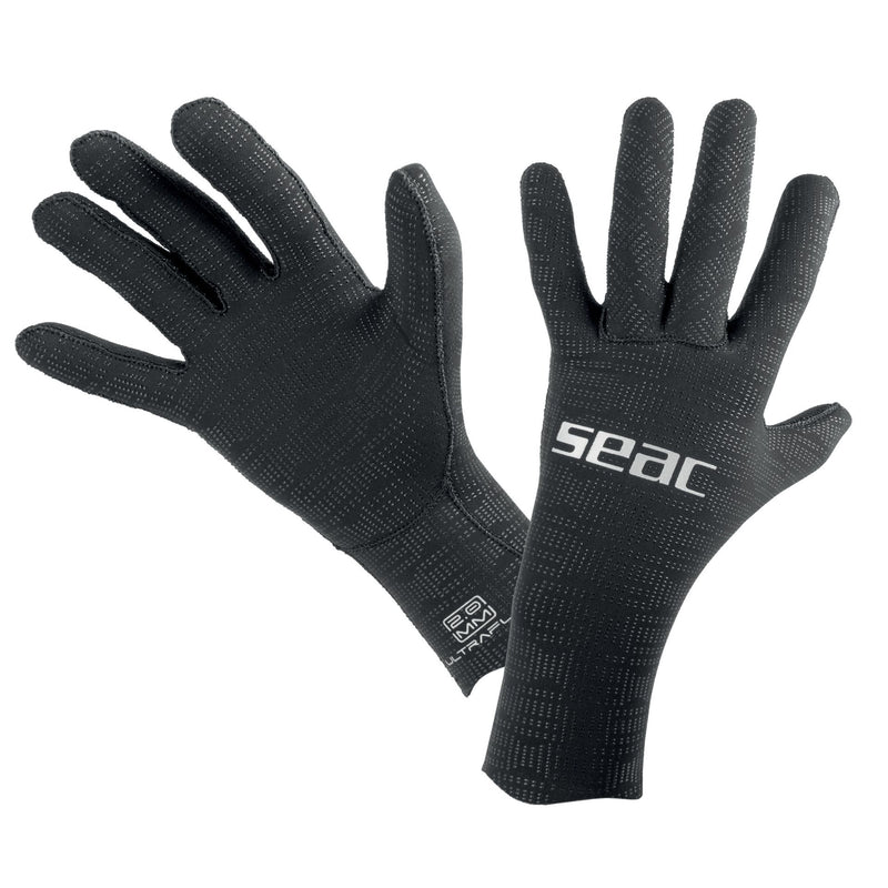 Open Box Seac 3.5 mm Ultraflex Ultra-Elastic Neoprene Gloves For Diving And Spearfishing, Size: Large - DIPNDIVE