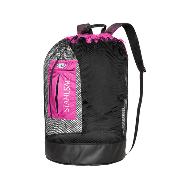 Open Box Stahlsac Bonaire Mesh Backpack Dive Bag -Pink - DIPNDIVE