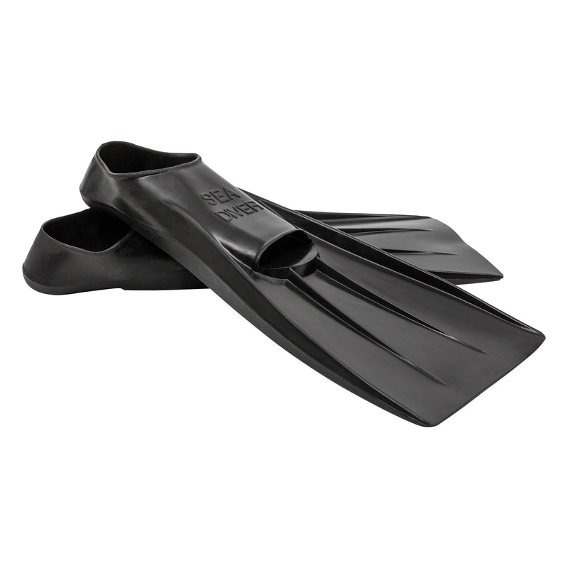 Used IST Sea Diver Rubber Closed-Heel Scuba Diving Fins, Size: X-Small - DIPNDIVE