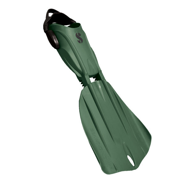 Used ScubaPro Seawing Nova Gorilla Fins - Army Green, Size - X-Large / US M:14-16 - W:15-17 - DIPNDIVE