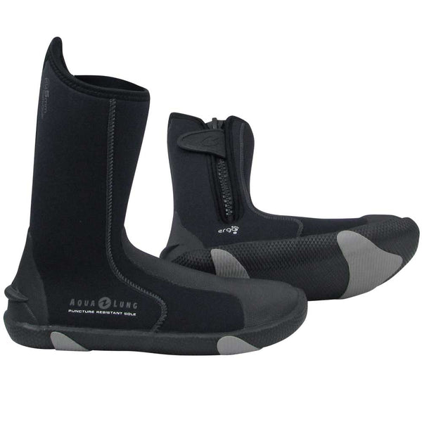 Used Aqua Lung Men's 6.5mm Safe Sole Ergo Boots, Size - 6 - DIPNDIVE