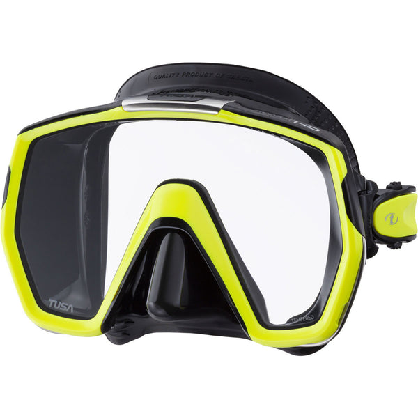 Used Tusa M-1001 Freedom HD Mask - Black / Yellow - DIPNDIVE