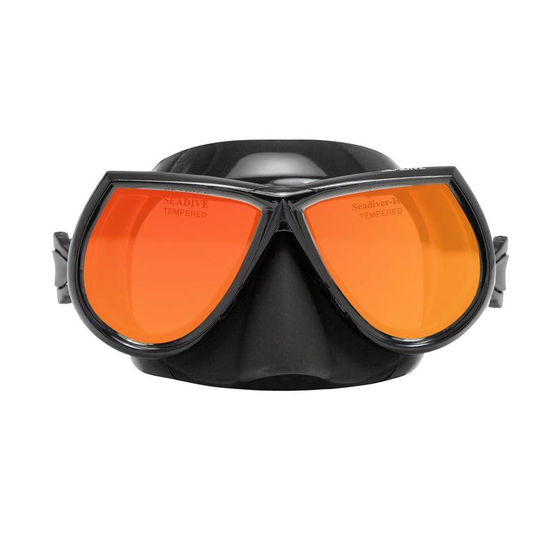 Used XS Scuba SeaDive SeaDiver RayBlocker HD Scuba Dive Mask - DIPNDIVE